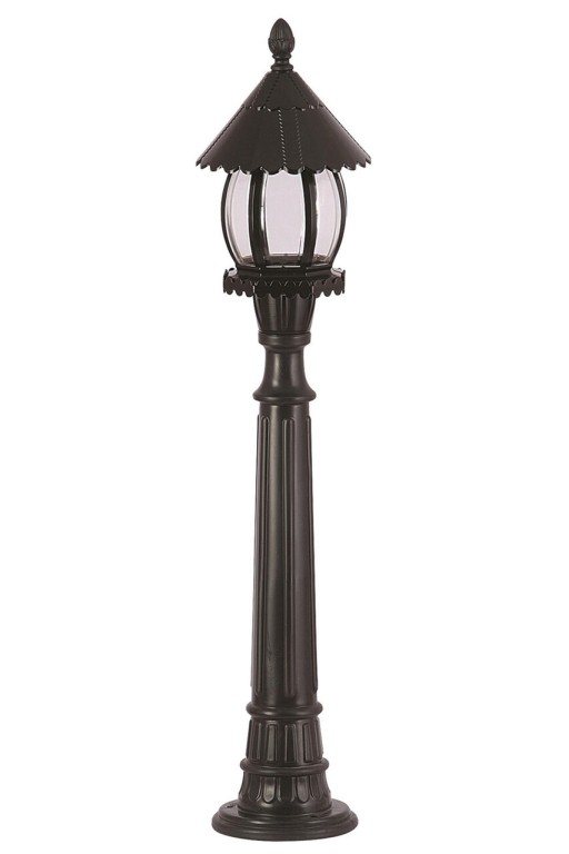 Lampadar de exterior, Avonni, 685AVN1225, Plastic ABS, Negru