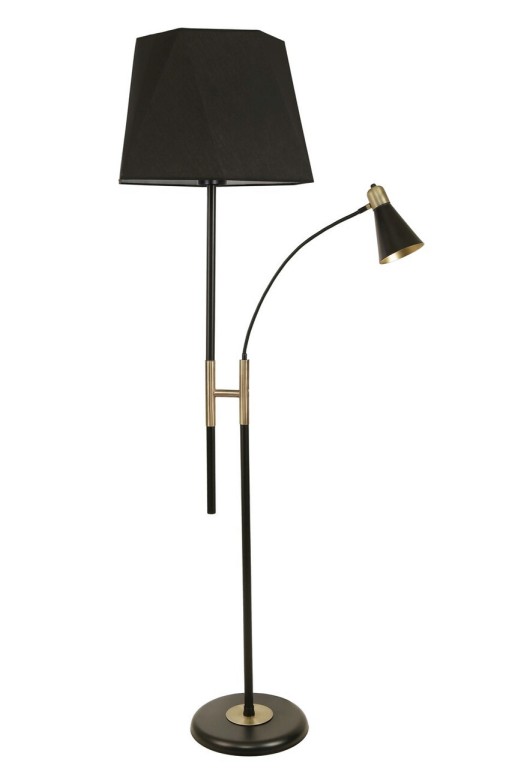 Lampadar, Luin, 534LUN4304, Metal, Negru