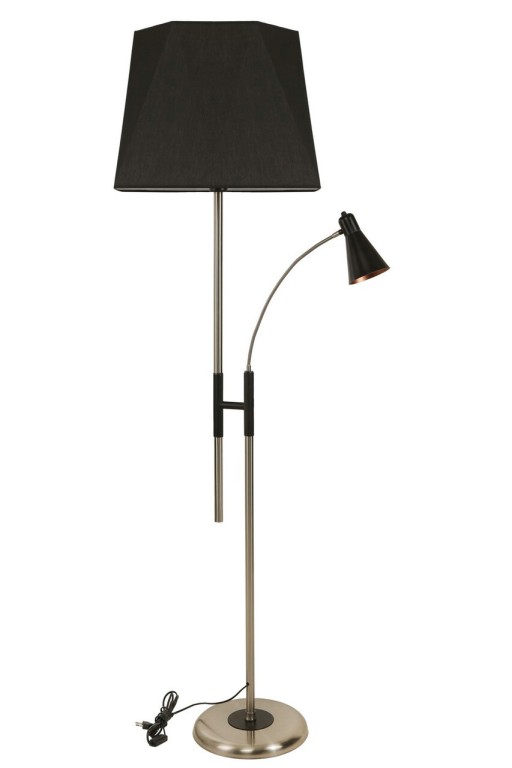 Lampadar, Luin, 534LUN4292, Metal, Negru