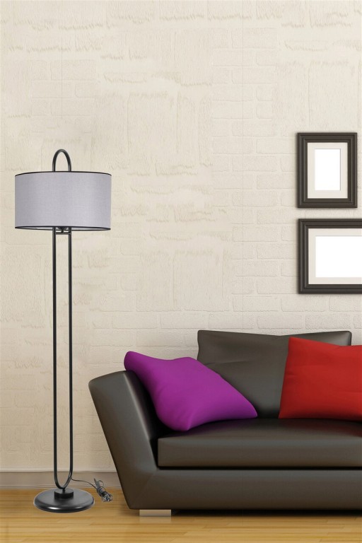 Lampadar, Stala, 846STL2957, Metal, Gri