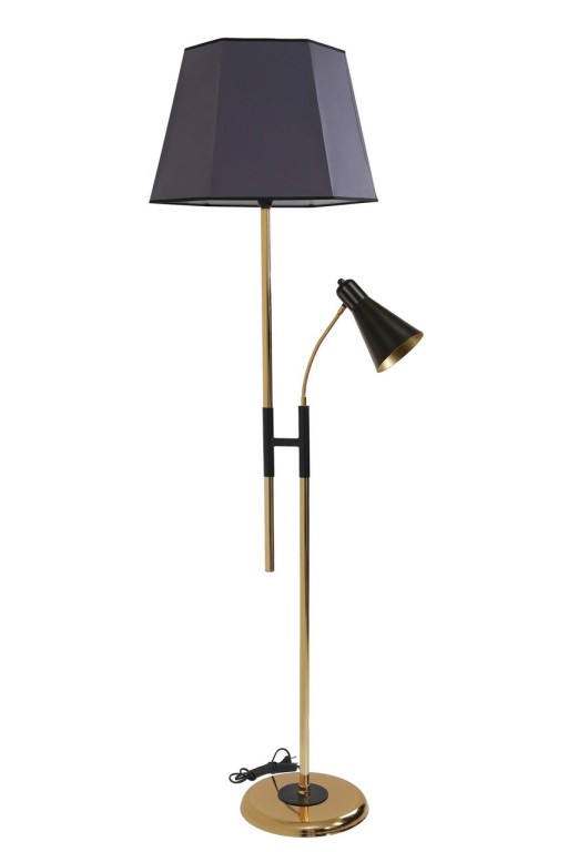 Lampadar, Stala, 846STL3625, Metal, Auriu