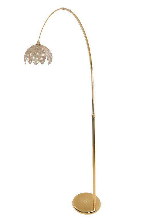 Lampadar, Stala, 846STL3613, Metal, Auriu