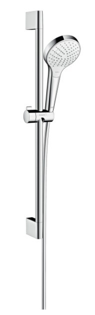 Set de dus Hansgrohe Croma Select S Vario cu bara de 65cm culoare alb-crom