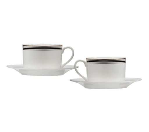 Set de cafea/ceai 12 piese, Art Deco, Ambition, portelan, multicolor