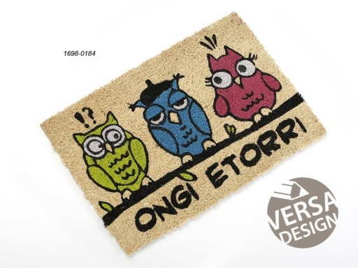 Covoras de intrare Owls, Versa, fibra de nuca de cocos, 40x60 cm