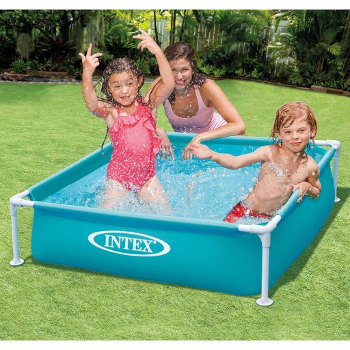 Piscina copii Intex, 122x122x30cm, 342 L, PVC