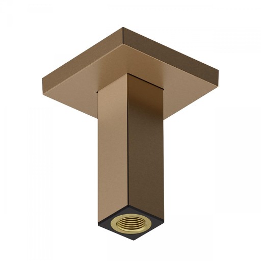 Brat de dus Hansgrohe E de tavan 10cm bronz periat