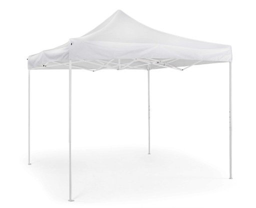 Pavilion pentru gradina Pandora Gazebo, Bizzotto, 291 x 431 x 290 cm, pliabil, otel/poliester Oxford 420D, alb