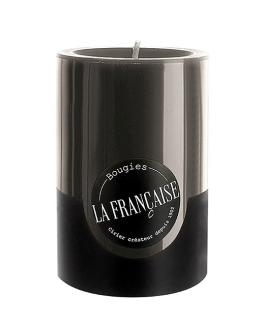 Lumanare La Francaise Colorama Cylindre Timeless d 7cm h 10cm 50 ore negru