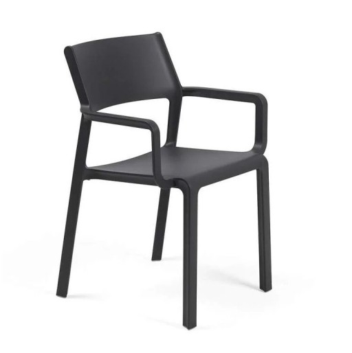 Scaun exterior Nardi Trill Armchair cu brate antracit