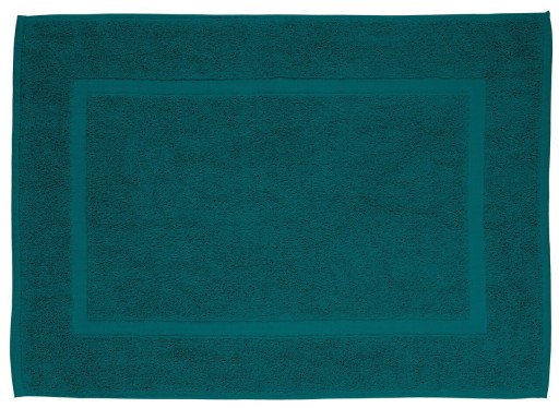 Covoras de baie, Wenko, Paradise Dark Green, 50 x 70 cm, bumbac, verde