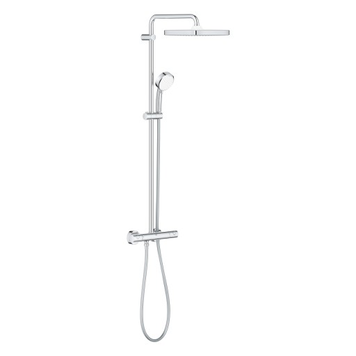 Coloana de dus Grohe Tempesta Cosmopolitan System 250 Cube cu baterie termostatata 101 cm crom