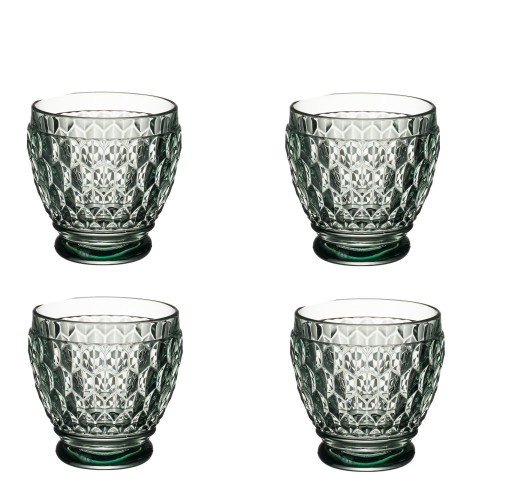 Set 4 pahare shot Villeroy & Boch Boston Coloured verde 63mm 0.08 litri