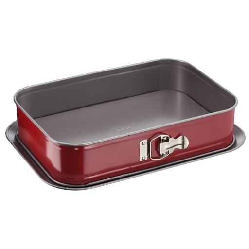 Tava de copt, Tefal Delibake Springform, 24x36 cm, margine detașabilă, oțel carbon