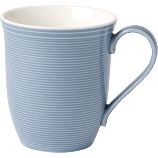 Cană din porțelan Villeroy & Boch Like Color Loop, 350 ml, alb - albastru