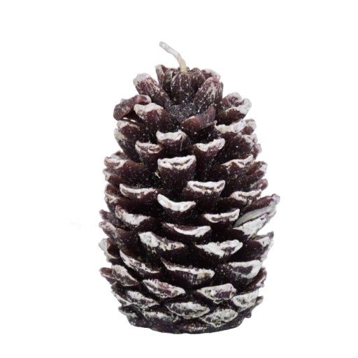 Lumânare de Crăciun Ego Dekor Pinecone, înălțime 10 cm