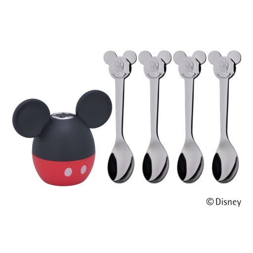 Set solniță și lingurițe WMF Mickey Mouse