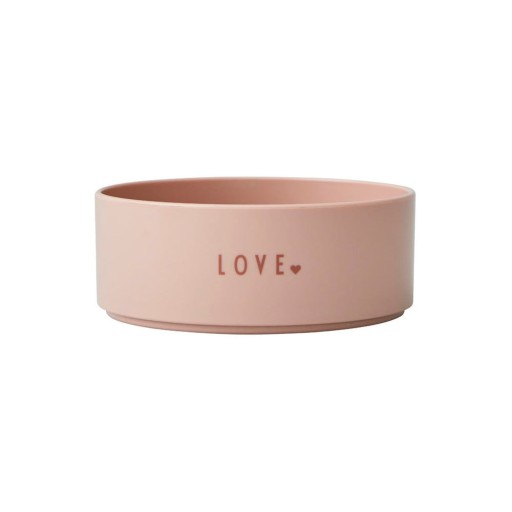 Bol pentru copii Design Letters Mini Love, ø 11 cm, roz