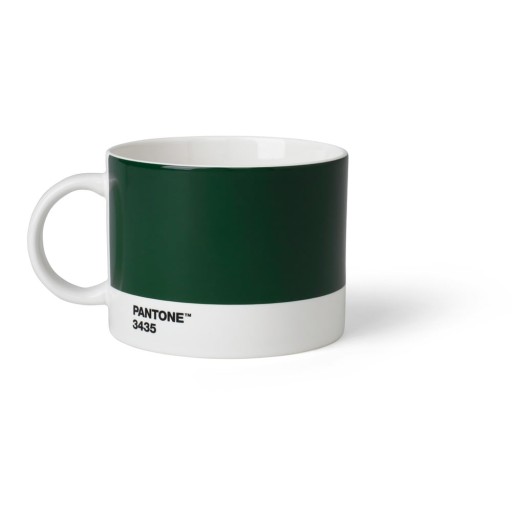 Cană verde-închis din ceramică 475 ml Dark Green 3435 – Pantone