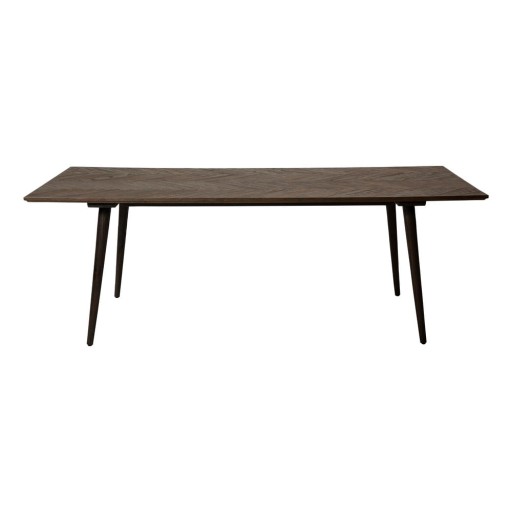 Masă de dining cu aspect de lemn de ulm 100x220 cm Bone – DAN-FORM Denmark