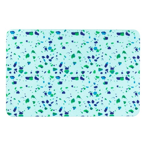 Covoraș de baie albastru deschis 39x60 cm Terrazzo – Artsy Doormats