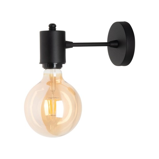 Aplică de perete neagră din metal Alto – Squid Lighting