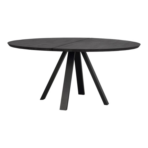 Masă de dining rotundă cu blat din lemn de stejar 150x150 cm Carradale - Rowico