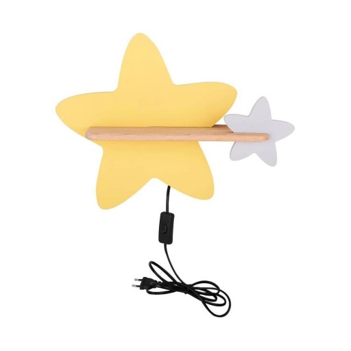 Corp de iluminat pentru copii galben/alb Star – Candellux Lighting