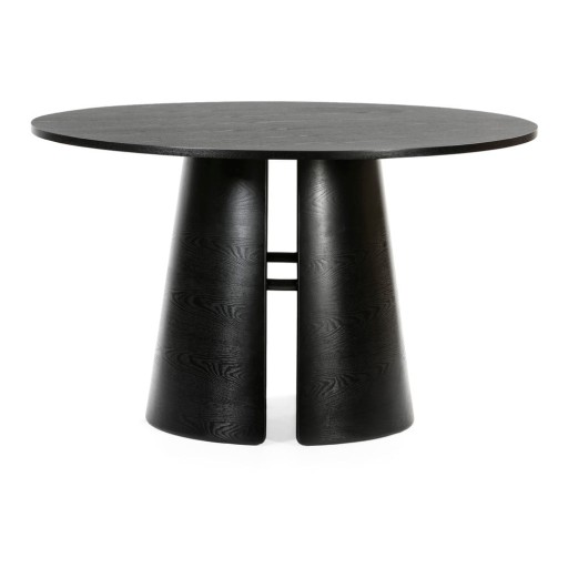 Masă dining rotundă Teulat Cep, ø 137 cm, negru