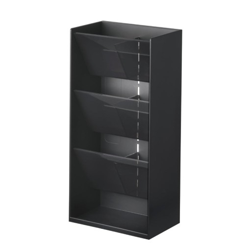 Organizator de baie negru pentru cosmetice Tower – YAMAZAKI