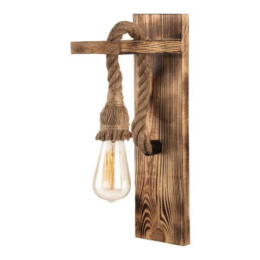 Aplică de perete în culoare naturală Woody – Squid Lighting