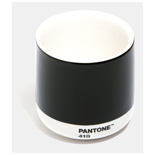 Cană neagră din ceramică 175 ml Cortado Black 419 – Pantone