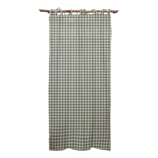 Draperie Really Nice Things Cortina Hogar Green Vichy, verde