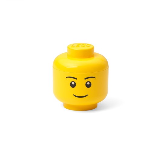 Cutie de depozitare în formă de figurină LEGO® Boy, 10,5 x 10,6 x 12 cm