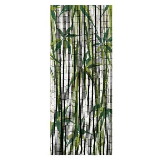 Perdea de ușă din bambus verde 200x90 cm Bamboo - Maximex