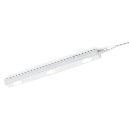 Aplică de perete albă LED (lungime 40 cm) Aragon – Trio