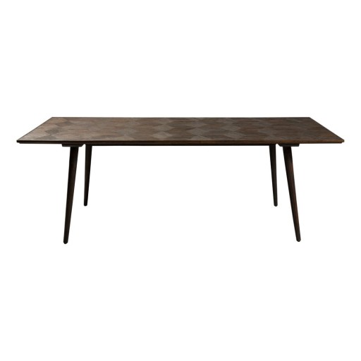 Masă de dining cu aspect de lemn de ulm 100x220 cm Diamond – DAN-FORM Denmark