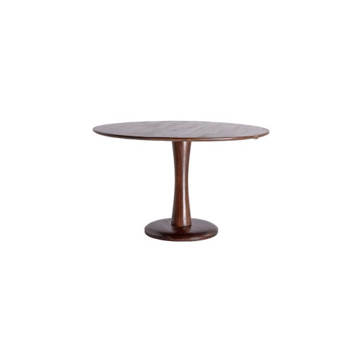 Masă de dining maro rotundă ø 130 cm Apulia – Light & Living