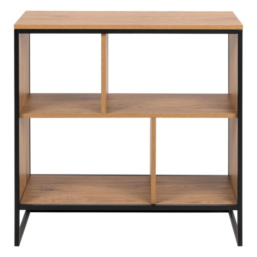 Bibliotecă cu aspect de lemn de stejar 77x79,5 cm Swindon – Actona