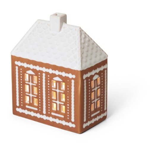 Suport din gresie pentru lumânare pastilă Gingerbread Lighthouse - Kähler Design