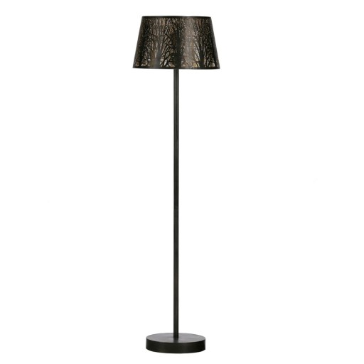 Lampadar WOOOD Keto, ø 43 cm, negru