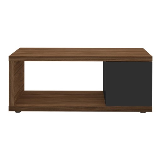 Măsuță de cafea maro cu aspect de lemn de nuc 105x55 cm Berlin - TemaHome