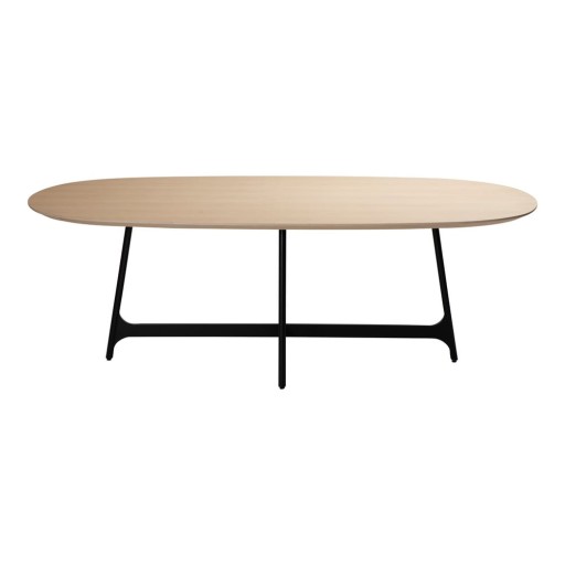 Masă de dining cu blat cu aspect de lemn de stejar 110x220 cm Ooid – DAN-FORM Denmark