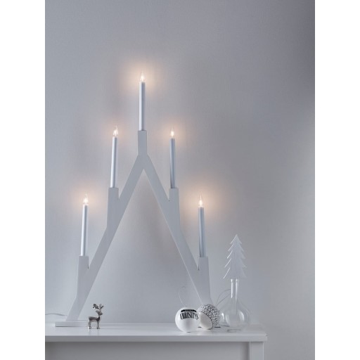 Decorațiune luminoasă albă cu model de Crăciun Bjurfors – Markslöjd