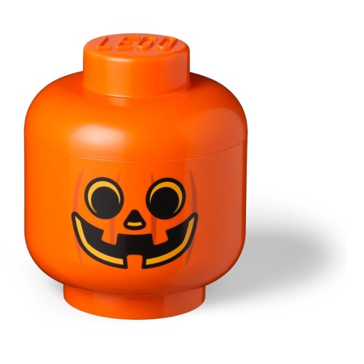 Cutie depozitare LEGO® Pumpkin Head L, portocaliu