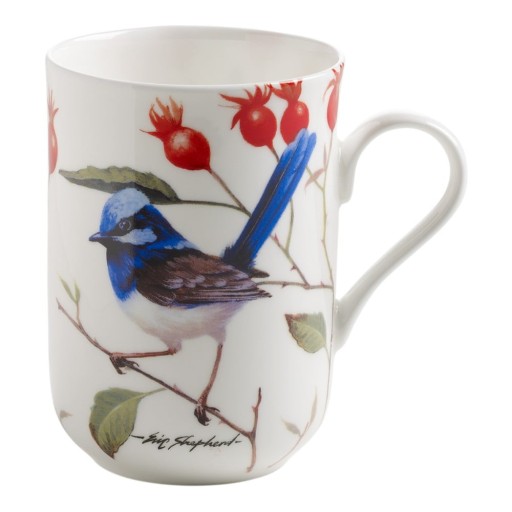 Cană din porțelan bone china Maxwell & Williams Birds Wrens, 330 ml