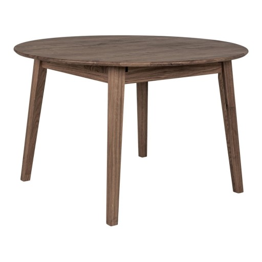 Masă de dining rotundă extensibilă din lemn de stejar ø 118 cm Metz – House Nordic