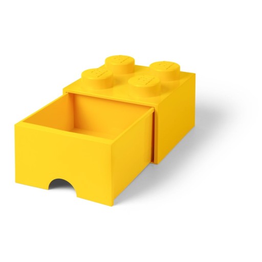 Cutie depozitare cu sertar LEGO®, galben