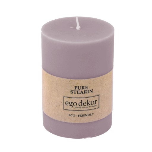 Lumânare Eco candles by Ego dekor Friendly, durată ardere 37 h, mov