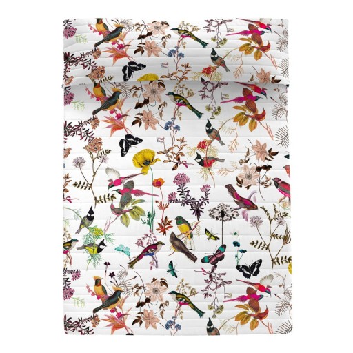 Cuvertură matlasată din bumbac 180x260 cm Birds of paradice – Happy Friday